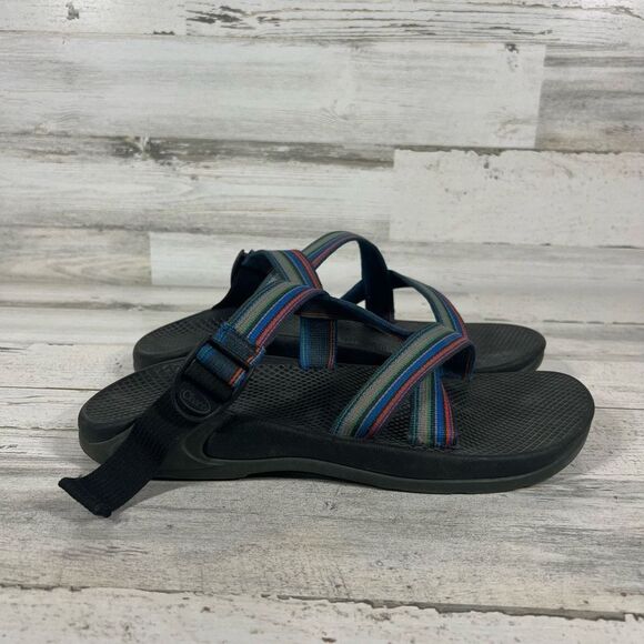 Chaco Z Boulder Sport Mens Hiking Water Sandals Quick Dry Multicolor Straps 12M‎ - Picture 1 of 7